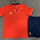 Karme Kelme Jersey Soccer Team Uniforme de manga corta Hombres y mujeres Rápidas secos transpirables Conjunto de uniforme de impresión Concurso de impresión 1048-Modelo personalizado 3xs Altura recomendada 115-125