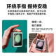 Balueeus Samsung Zflip5 Mobile Handy-Hülle Galaxy Z Flip5 Folding Screen Silikon Schutzhülle ZFLIP5 Handgurt Shell Flip5 Neu Zfilp All-Inclusive Anti-Fall [hellpurpell