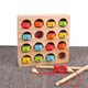 Early Education AIDS HOLDEN Jungen, Mädchen, Säuglinge, Kinder und Kinderstärke Spielzeug Massivholz 3D Stereo Magnetic Digital Fishing Game