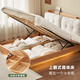 Cama de madera sólida original roble suspendido de cama alta cama cama cama cama doble 1.8x2m cama suave l701u