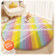 YouGuan Custom Round Children's Reading Area Imitation Kaschmir wasserdichte Nachtteppichstuhlstuhlstuhl Studie Schlafzimmer Schwenkstuhl Bodenmatte Englisch Löwe [Muss für kühles Wetter bei Wetter) Durchmesser 100 cm (einfach zu erledigen und leicht zu maschinelles Waschen)