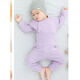 Disney baby underwear set pure cotton high waist belly protection baby autumn clothes and autumn pants split pajamas spring and autumn boneless base to keep warm light green upgrade 16837 boneless underwear cover 66 cm Recommended 10-14 Jin [Jin equals 0.5 kg]