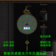 Kaiqin Messing Luminous Radio Wave Wall Clock Wohnzimmer Home Mode 2025 Neue Wanduhr Automatische Zeitverschiebung einfacher Uhr, volles Kupfer großer 9276 Leuchtkalender - Luminous Nummern 35 cm Manuelles Zeiteinstellungsbewegung (10 Jahre Schutz)