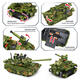 Zhuoma compatible with Lego building block remote control 99A tank children assembled military series model toy boy gift remote control version Chinese 99A tank 776 particles +