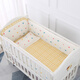 Babypure shine crib bed guard cloth children's spliced bed guard soft bag kit anti-collision guard cloth pure cotton customizable and removable for all seasons 4 pieces of guard + bed sheet color remarks 110x65 pure cotton bedding