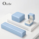
Duobaoni Jewelry Box High-end Rounded PU Leather Ring Box Bracelet Pendant Earring Box Gift Jewelry Packaging Box Customized Logo Bracelet Box-H15904
