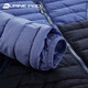 
Alpine PRO children's thickened warm cotton jacket parent-child style waterproof windproof casual outdoor spring and autumn cardigan jacket 682 navy blue 150