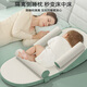 9i9 baby anti-vomiting slope cushion pillow newborn baby breastfeeding pillow auxiliary feeding pillow light oxygen green 0-36 months