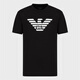 ARMANI/阿玛尼 EA 男士经典时尚鹰标短袖圆领T恤 8N1TN5 1JPZZ 深灰色 686 M
