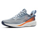 361 degree sports shoes men's shoes flying fish summer mesh breathable contrast color gradient running shoes shock-cushioning wear-resistant body measurement shoes blue mist gray/fluorescent strong orange 43
