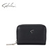 SATCHI card bag genuine leather ID bag first layer cowhide coin purse new product gift AET03586-9H black 1 piece