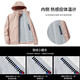 Western Camel Vancamel Plus Velvet Windbreaker para hombres y mujeres Jacket de trabajo en espesor de chaqueta gruesa