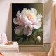 CLCEY牡丹风景花卉数字油画画diy填充填色手工打发时间油彩手绘中国风 SJ9207 60*80cm绷好加厚实木内框+外框(