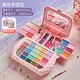 Taifenle Kinderkosmetik ungiftiger Set Spielzeug Mädchen Geburtstagsgeschenke Waschbar Nagellack Make-up Lidschatten Lippenstift