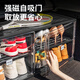 JEKO&JEKO car shoe box trunk shoe storage box car travel transparent folding installation-free shoe box black 1 row 2 layers