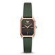 
Emporio Armani watch ladies small square watch full of stars European and American watches fashionable small green watch quartz watch Valentine's Day gift for girlfriend AR11149 [Peacock green/small square watch]