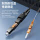 诺可信（Nokoxin）光纤耦合器 SC单工适配器对接头法兰盘 光纤法兰盘适配器FC LC ST单模多模跳线兼容延长连接器 SC/UPC冷接子 1个