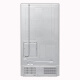Samsung AI God Kühlschrank 5 Serie 655L Haus großer Kapazität Trockener und nasse Speicher AI Energy Sparende Stufe 1 Energieeffizienz Doppeltertür Kühlschrank für alte Austauschsubventionen Moonlight Silber RS70F65P1TSC