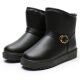 
Warm snow boots for women military fans supplies waterproof short boots plus velvet thickened mother cotton boots military training supplies anti-slip winter thick sole middle-aged and elderly cotton shoes black 806 41 standard code