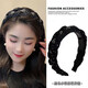 Liangshihuan high-end exquisite high-top headband for women 2025 new headband high-end rhinestone temperament face wash hairpin headwear black