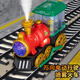 Chisen Children's Electric Spray Dampf Train Toy Universal Lokomotive Model Jungen San Stoßfänger Auto 1-3 Elektrische Universal Spray Train-Red QB-34 Batterieausgabe + 3 Abschnitte 5 + Schraubendreher