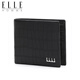 Elle Homme Herren Short Wallet, Top-Layer-Hirschhaut-Mehrzweck-Ticketclip, vertikale Brieftasche, 0720 Geburtstagsgeschenk
