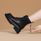 Botas de mujer de estilo británico Daphne pequeñas botas de martin de encaje gruesas gruesas