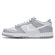Nike Nike Women's Shoes New Summer Dunk Low Classic Retro Skateboard Shoes Zapatos casuales zapatos deportivos DH9765-001 Blanco Gris 39