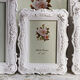 European style, rose 678 inch pastoral wedding photo frame on the stage creative simple photo studio ornaments European style small rose photo frame 6 inch (horizontal and vertical)