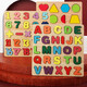 
Baby Early Education Cognition Hand-Catching Board Puzzle Infant and Child Number Pinyin Letters Match Building Blocks Toy Panel Letters + Pinyin + Numbers + Shape [Full Set of 4 Types]