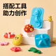 得力（deli）12色彩泥橡皮泥超轻粘土盒装手提收纳盒装生日礼物YC248-12