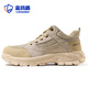 Chaussures de protection du travail du bouclier bleu choux de choux masculin
