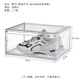 OMANTI low-top shoe box storage box magnetic transparent shoe cabinet thickened folding indoor dust-proof home door shoe rack artifact magnetic side door opening white low-top shoe box 1