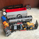 Zhouge Control remoto Puerta de camión grande Aleación Abierta Velocidad Velocidad Ingeniería Vehículo Tractor Vehículo Contenedor de vehículo Camión Regalos Vehículo eléctrico 2408-5 Aleación de control remoto Camión volcado Un juego de Versión de batería para la batería de control remoto