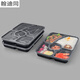 Qian Dong fast food box, disposable lunch box, five compartments and six compartments, rectangular take-out box, divided compartment fast food box, thickened lunch box, DS six compartments, transparent (60 sets)