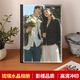 水晶相册本纪念册定制12/16/18寸照片书婚纱照全家福家庭宝宝儿童洗照片影集高清冲印影楼品质高档 【竖版】16寸-琉璃相册 28