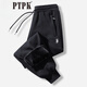 PTPK high-end embroidered Paul casual sports pants for men, loose autumn and winter new style, velvet thickened straight leg leggings sweatpants trendy 02 dark blue leggings (thickened) velvet XL 120-130Jin Jin is equal to 0.5 kg