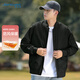 JEANSWEST jacket men's spring and autumn casual baseball uniform outdoor windproof and water-repellent versatile loose fashionable jacket for men