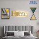 
Opuyuanxing wall lamp bedroom bedside lamp modern simple Nordic creative living room background wall lamp corridor light luxury LED lamp YX1049 black 38m+ warm light