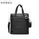 
Honggu men's vertical hand-held briefcase top layer cowhide bag one shoulder diagonal cross bag business bag birthday gift for boyfriend