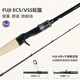 Eryu Chan II Nouveau insecte pêche de pêche mandarin poisson noire pêche de pêche noire pêche à la pêche avec une sensation à haute sensibilité, haute résistance et légère 2,03 m C682Mh / poignée de pistolet 2 sections eryu chan deuxième génération