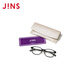 Jins Myopia Gafas con lentes, magnífico patrón floral, las gafas de damas se pueden equipar con lentes de luz anti-blue, LRF23A055 694 Negro 1.60 (más delgado)