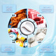 AUCMA commercial horizontal refrigerator ice cream cabinet display cabinet island cabinet freezer large capacity curved glass door sliding door freezer ice cream multi basket first-level energy efficiency 728 liters long 2 meters SD-728