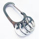 Llavero de acero inoxidable de runhuaniano engrosados ​​de pies pequeños creativos y de moda para hombres y mujeres de múltiples anillos de múltiples anillos para el hogar anillos de llave del hogar, combinación de pies pequeños y pequeños (acero inoxidable)