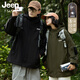 JEEP SPIRIT冲锋衣夹克男春秋季2024新款潮流宽松美式高街工装连帽外套男 6227 男女同款-军绿 M