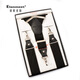 Yilemit Yilemit Elástico Hook Men's Cloak Sling Correa Old Man Fat Man Adulto Adulto Gancho de gancho Capa Correa Y-6001 Aleación 3 Hook (negro)