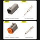 Baye Car Waterproof Connector DT04-6P Dechi DT Series 6-core plug socket butt connector male and female head 1 set BY-DJ7062-1.5-11/21