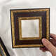 定制复古实木装裱画框装饰相框喷漆原木风油画空框外框客厅挂墙展 B12077-1-PT 内径：15*15cm（空框）