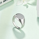 GsunG platinum ring men's PT950 new glossy seal ring platinum men's and women's simple ring tail ring atmospheric Calculated based on actual delivery weight