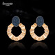 Eternelle French Eternal Bohemian Retro Earrings 2024 New Niche Design Temperament Earrings Elegant Blue